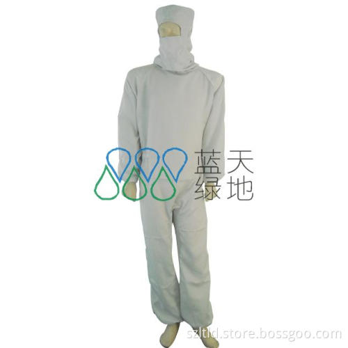 ESD Garment with Cap-Oblique (right armpit) Opening Design (LTLD102-5)